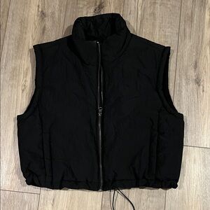 Thread & Supply Black Quilted Vest